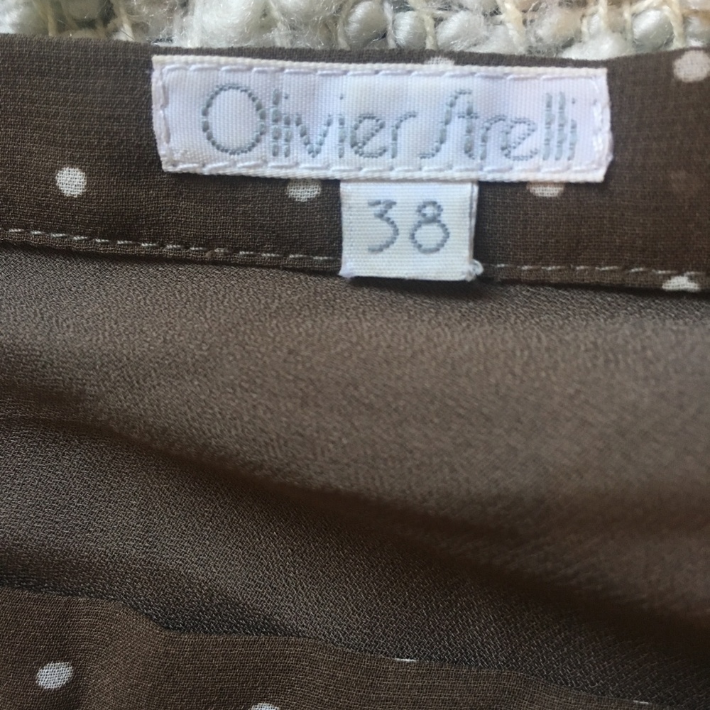 CLOSET CLEAROUT Olivier Strelli Polka Dot Skirt S - Picture 4 of 6